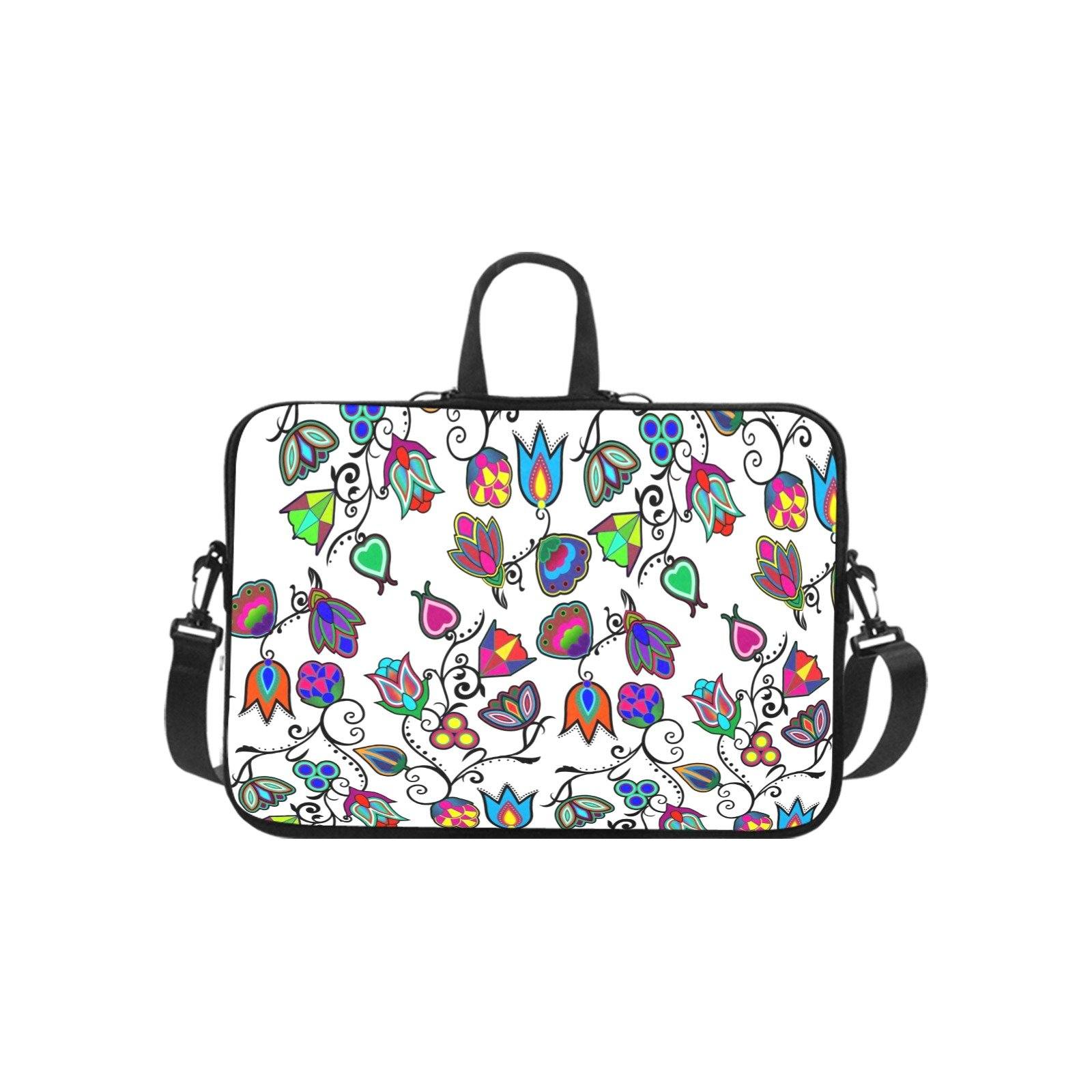 Indigenous Paisley White Laptop Handbags 14" bag e-joyer 