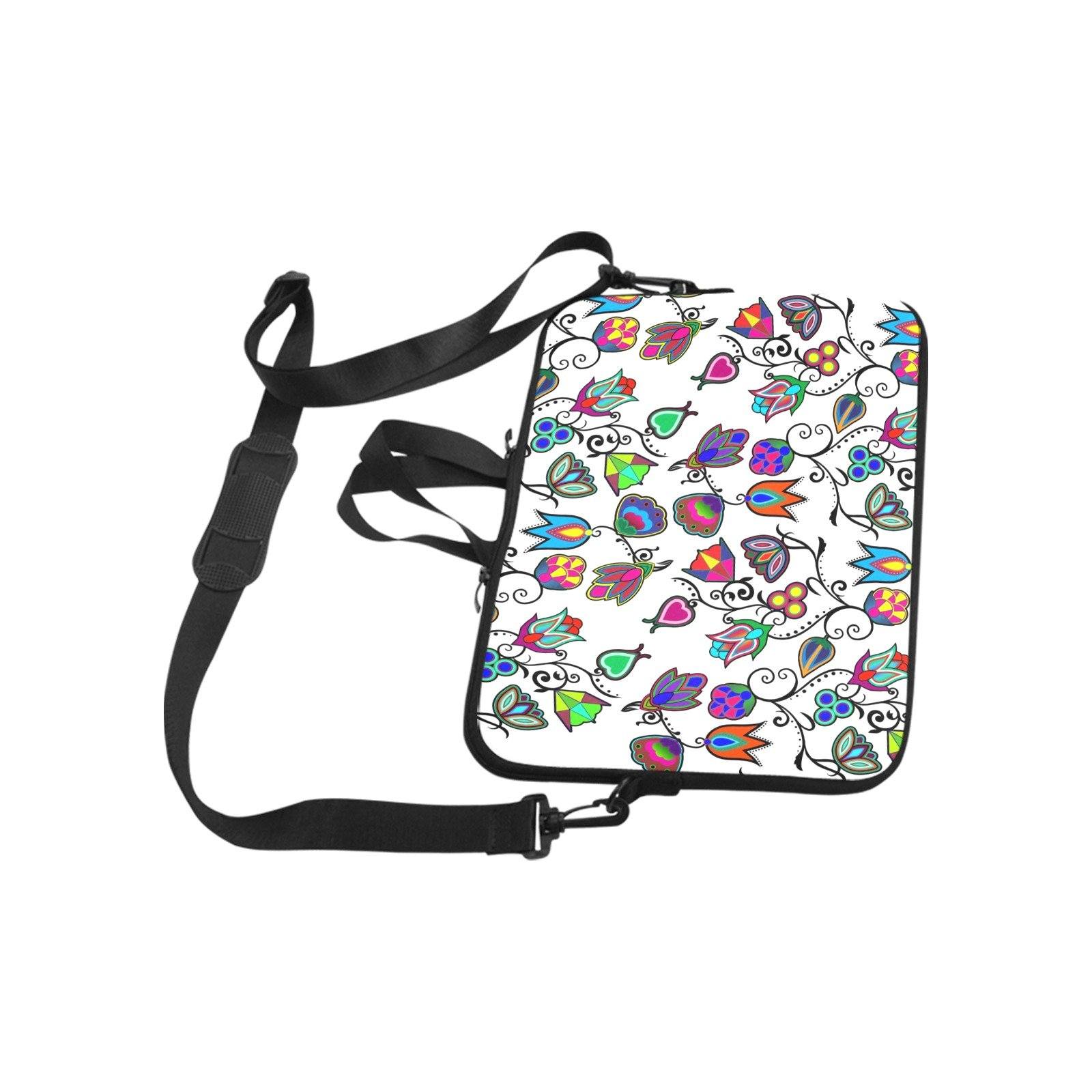 Indigenous Paisley White Laptop Handbags 14" bag e-joyer 