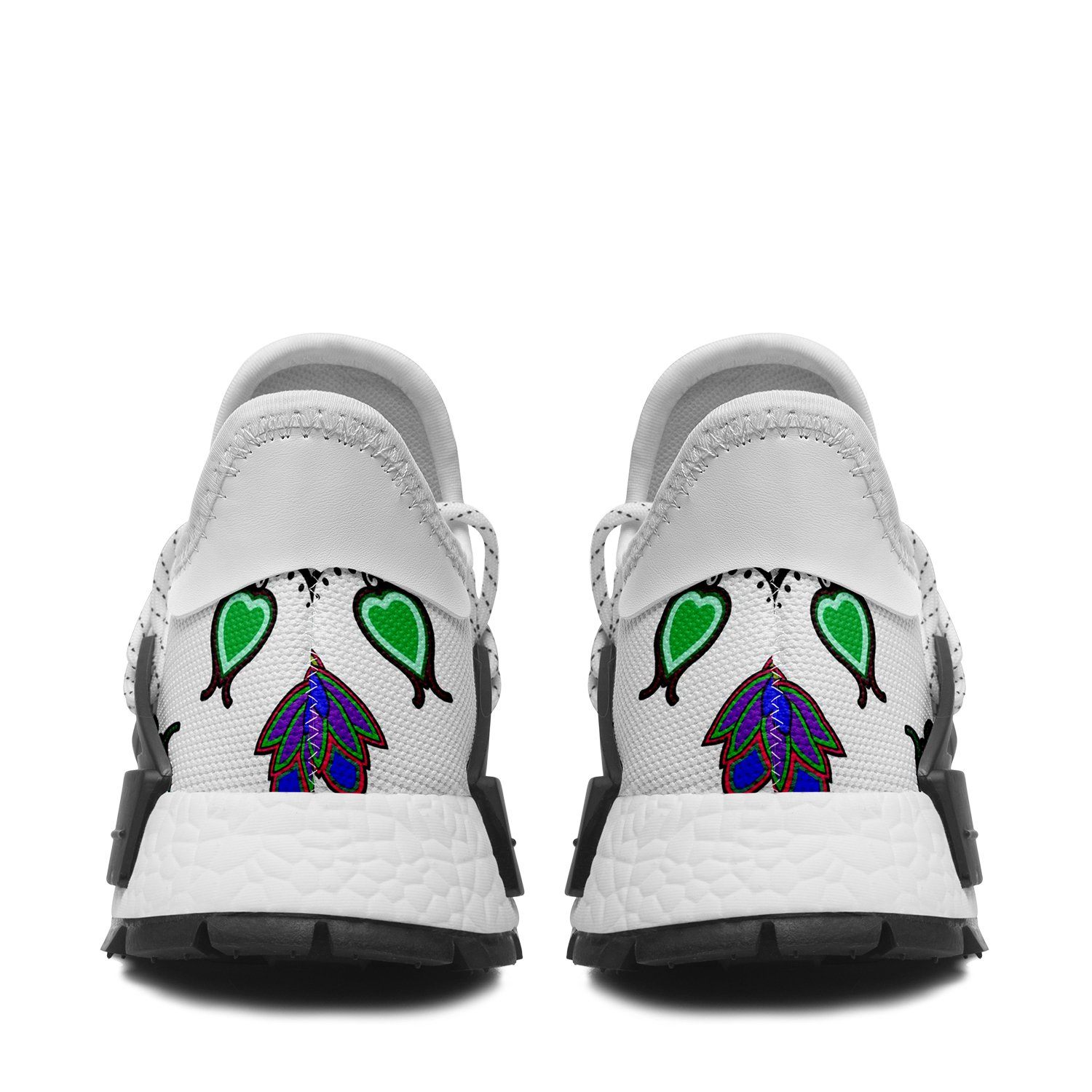 Indigenous Paisley White Okaki Sneakers Shoes 49 Dzine 