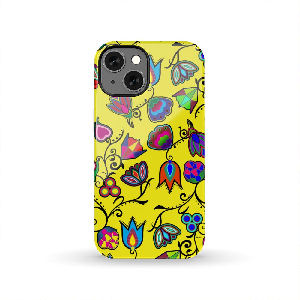 Indigenous Paisley Yellow Tough Case Tough Case wc-fulfillment iPhone 13 