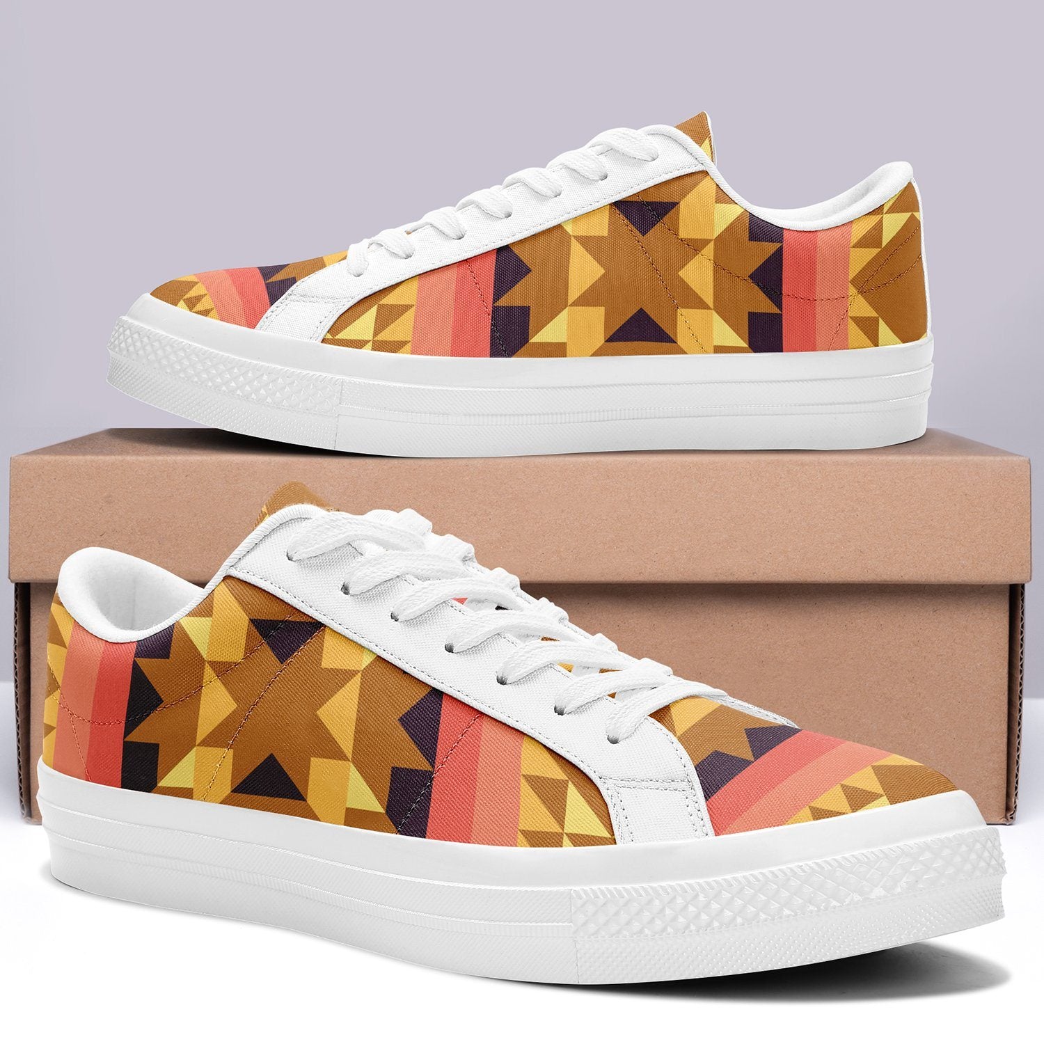 Infinite Sunset Aapisi Low Top Canvas Shoes White Sole aapisi Herman 