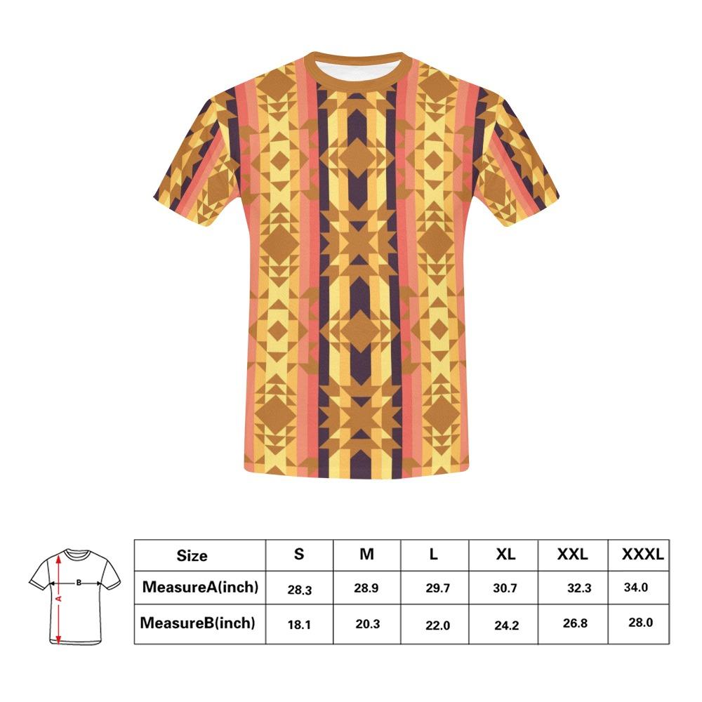 Infinite Sunset All Over Print T-Shirt for Men (USA Size) (Model T40) All Over Print T-Shirt for Men (T40) e-joyer 