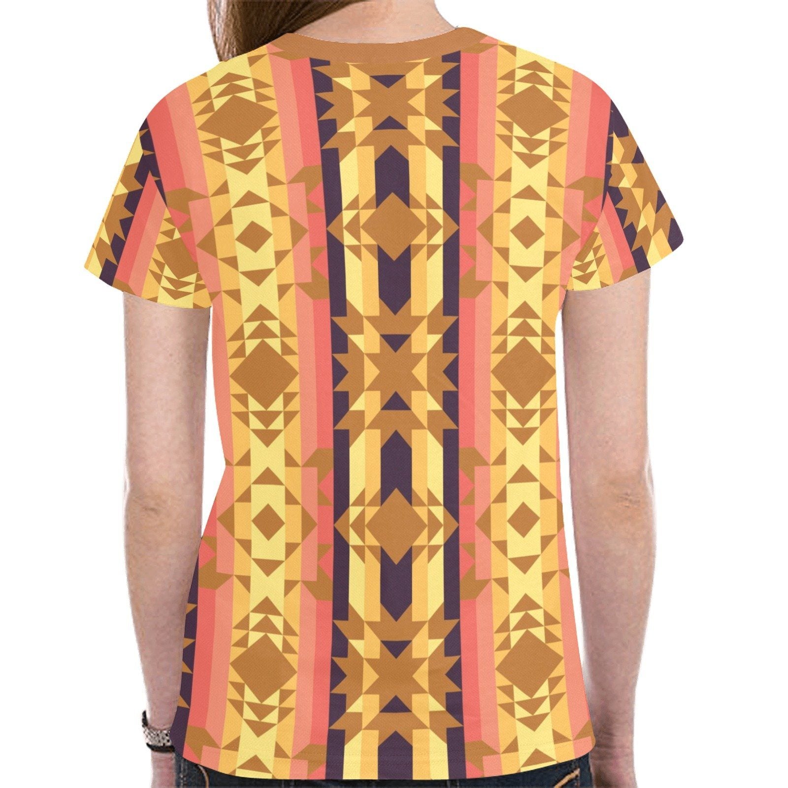 Infinite Sunset New All Over Print T-shirt for Women (Model T45) tshirt e-joyer 
