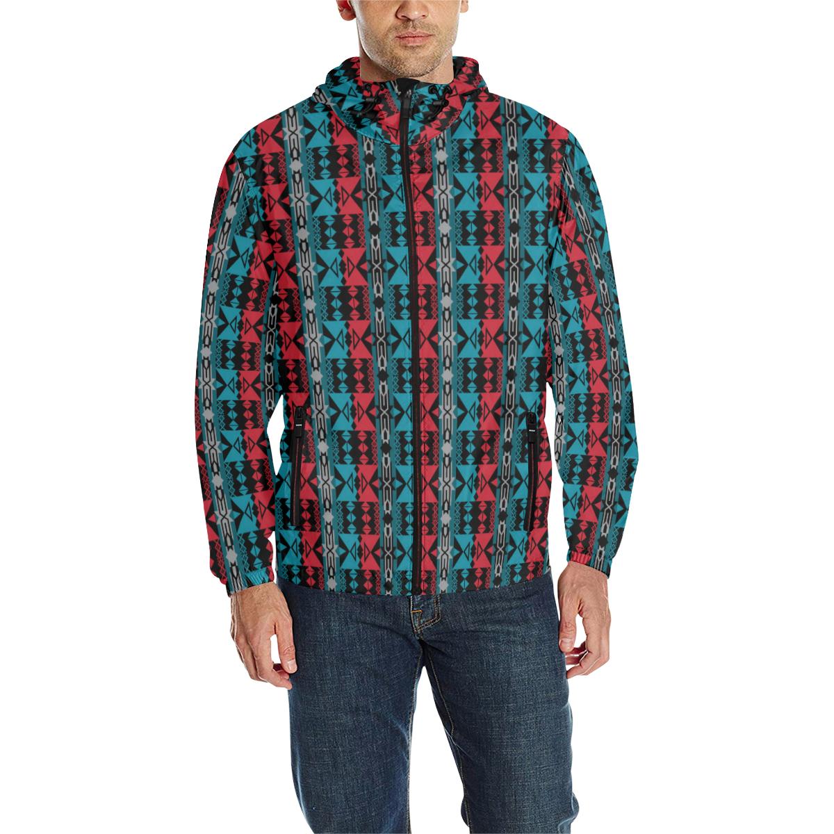Inside the Lodge Unisex Quilted Coat All Over Print Quilted Windbreaker for Men (H35) e-joyer 