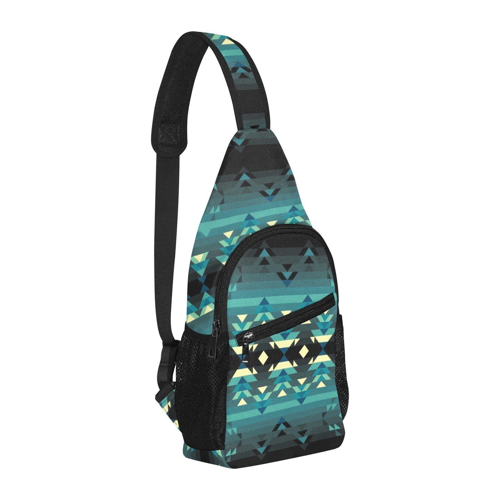 Inspire Green All Over Print Chest Bag (Model 1719) All Over Print Chest Bag (1719) e-joyer 