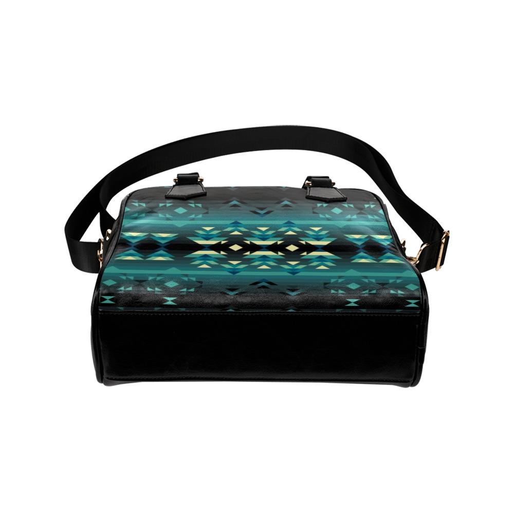 Inspire Green Shoulder Handbag (Model 1634) bag e-joyer 