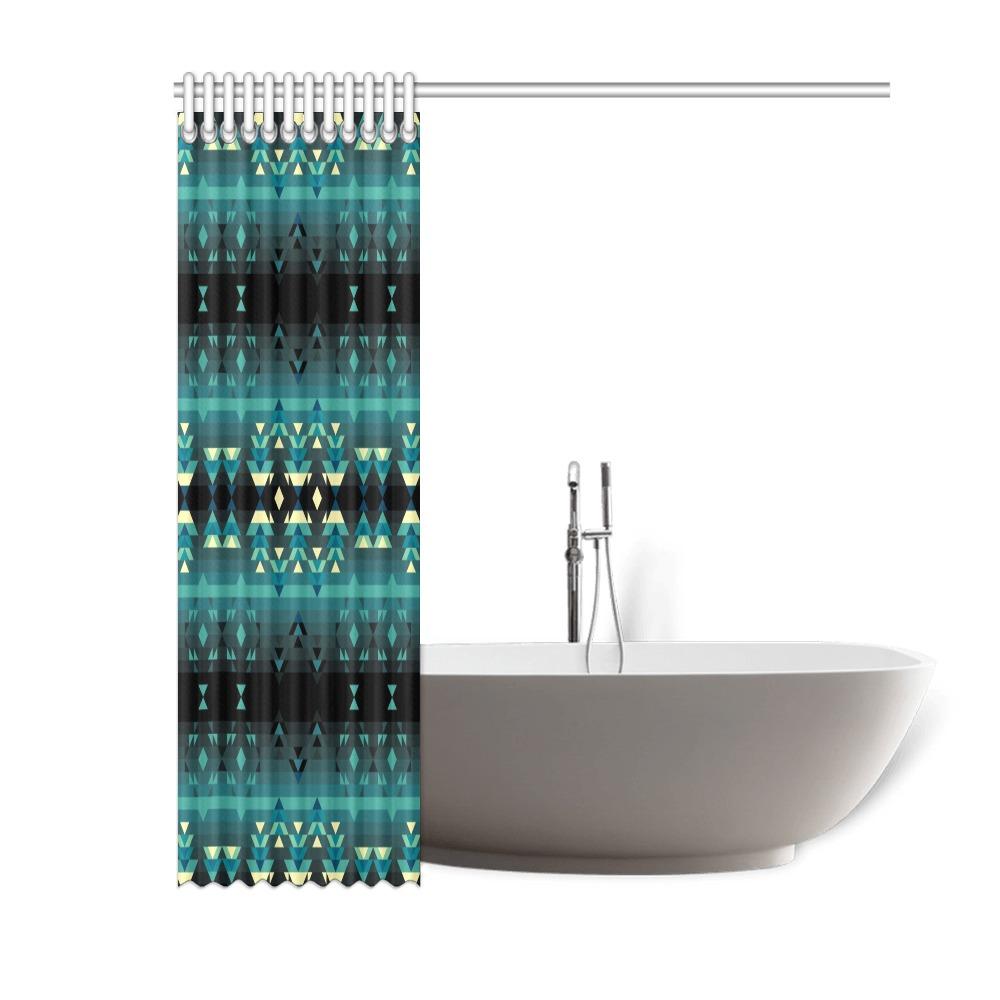 Inspire Green Shower Curtain 60"x72" Shower Curtain 60"x72" e-joyer 