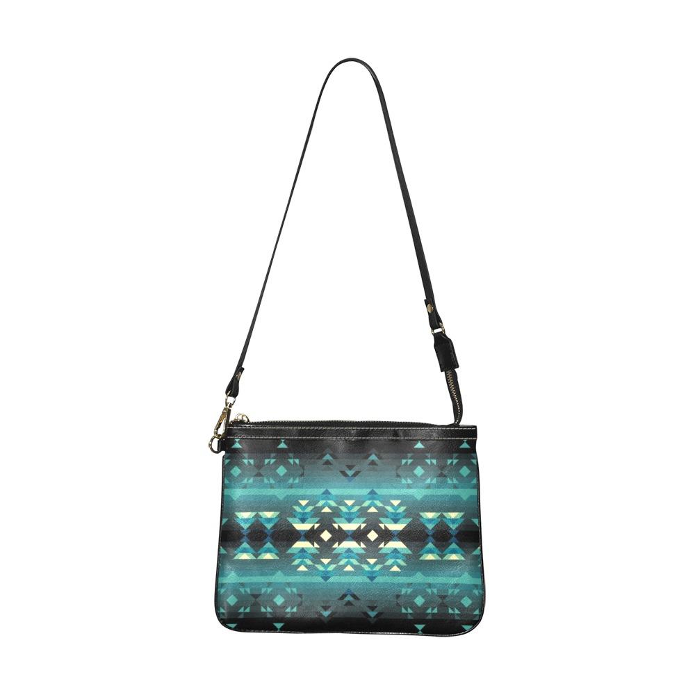 Inspire Green Small Shoulder Bag (Model 1710) bag e-joyer 