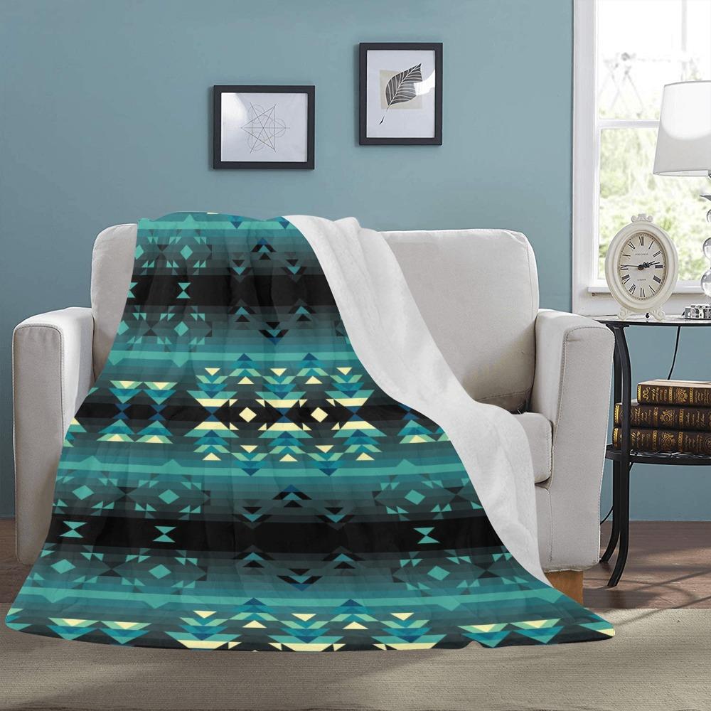 Inspire Green Ultra-Soft Micro Fleece Blanket 60"x80" blanket e-joyer 