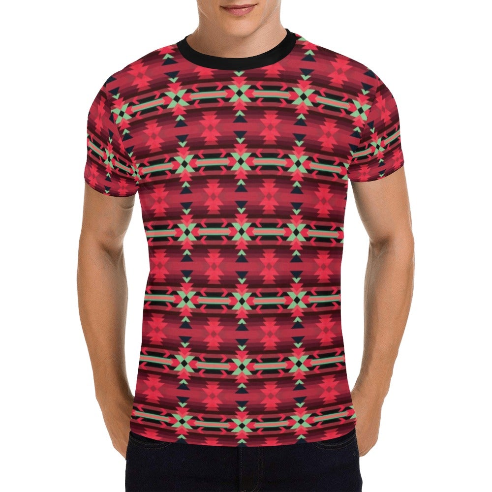 Inspire Velour All Over Print T-Shirt for Men (USA Size) (Model T40) All Over Print T-Shirt for Men (T40) e-joyer 