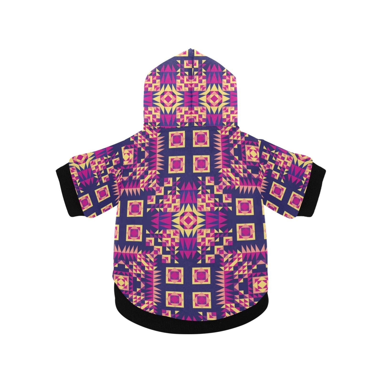 Kaleidoscope Bleu Pet Dog Hoodie Pet Dog Hoodie e-joyer 