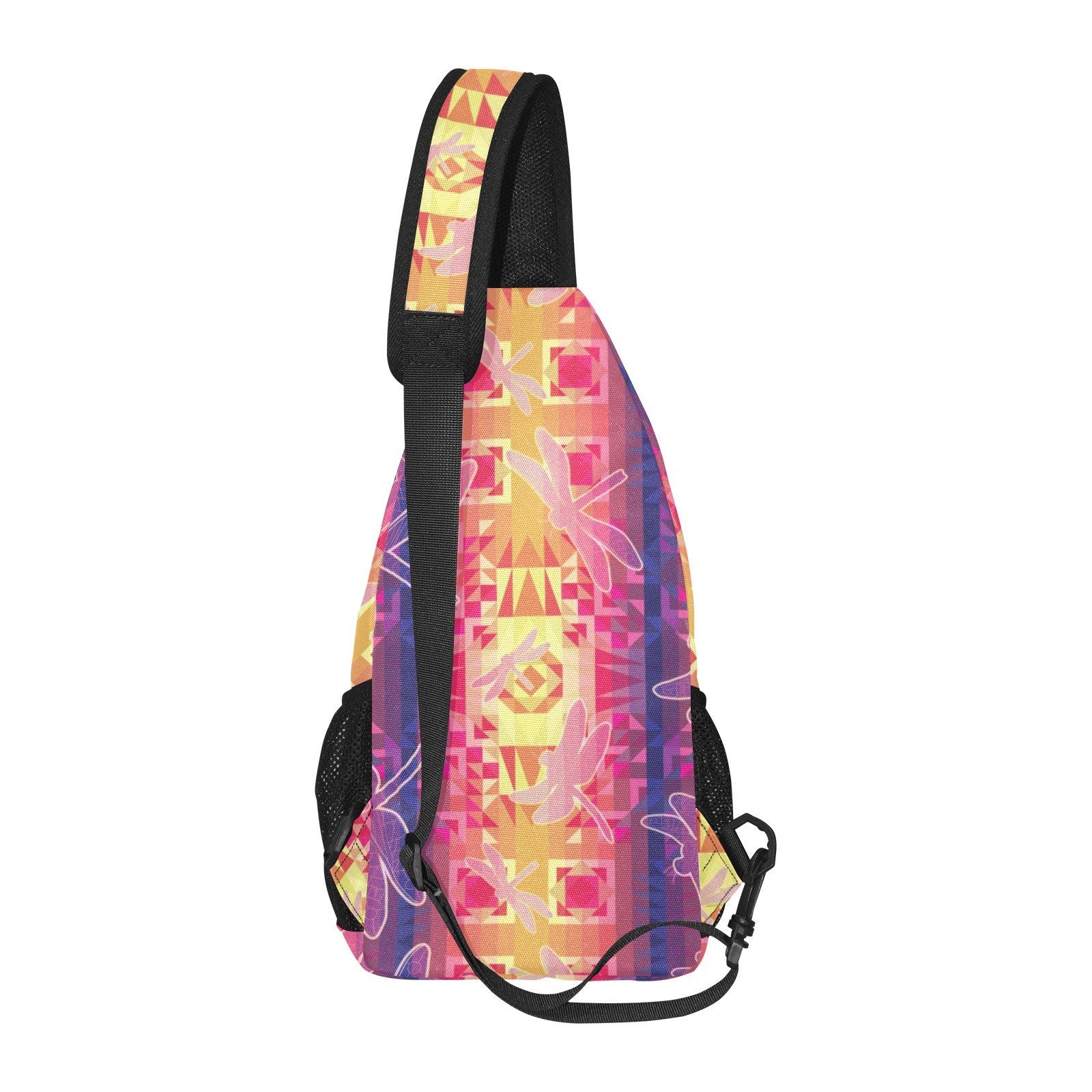 Kaleidoscope Dragonfly All Over Print Chest Bag (Model 1719) All Over Print Chest Bag (1719) e-joyer 