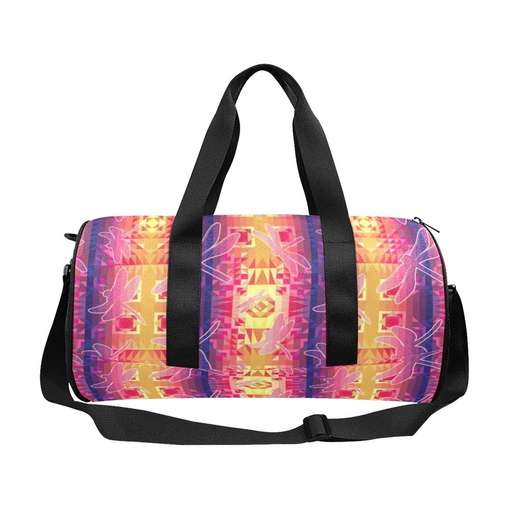 Kaleidoscope Dragonfly Duffle Bag (Model 1679) Duffle Bag (1679) e-joyer 