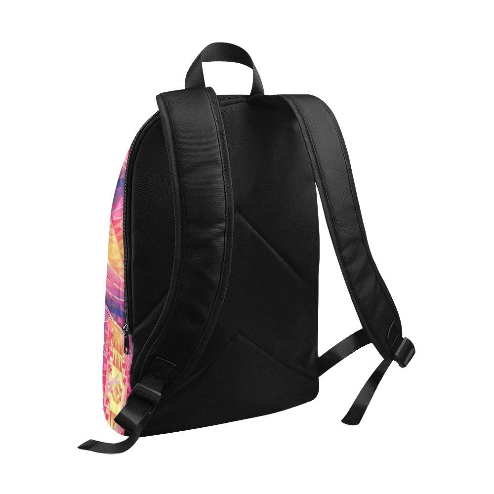 Kaleidoscope Dragonfly Fabric Backpack for Adult (Model 1659) Casual Backpack for Adult (1659) e-joyer 