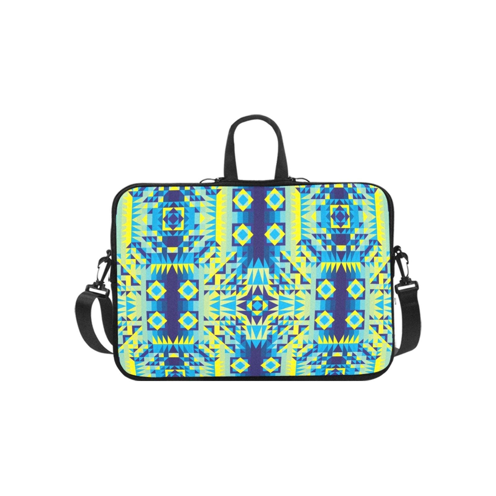 Kaleidoscope Jaune Bleu Laptop Handbags 15" Laptop Handbags 15" e-joyer 