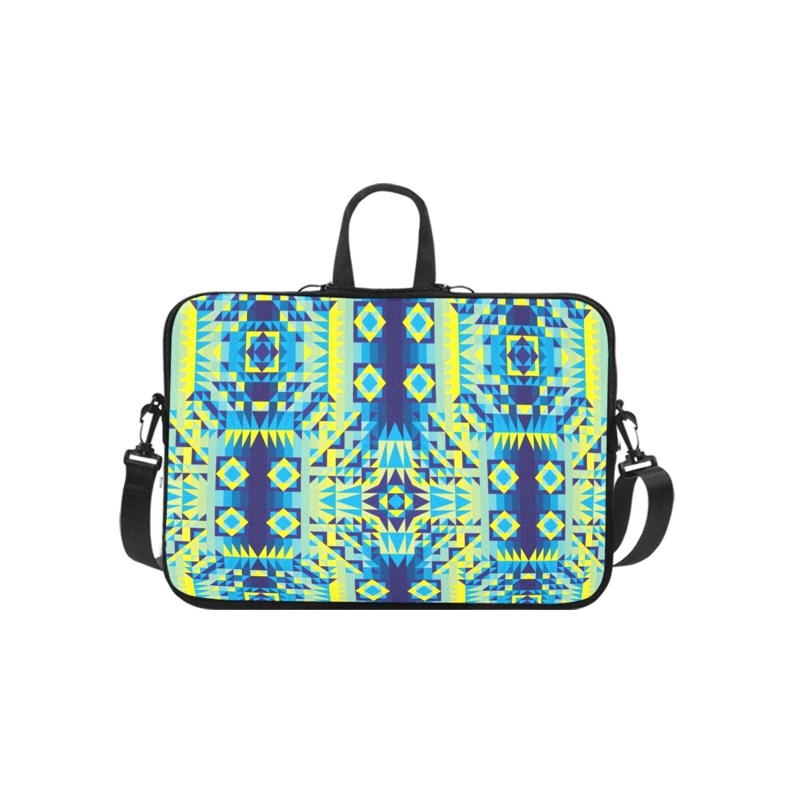 Kaleidoscope Jaune Bleu Laptop Handbags 15" Laptop Handbags 15" e-joyer 