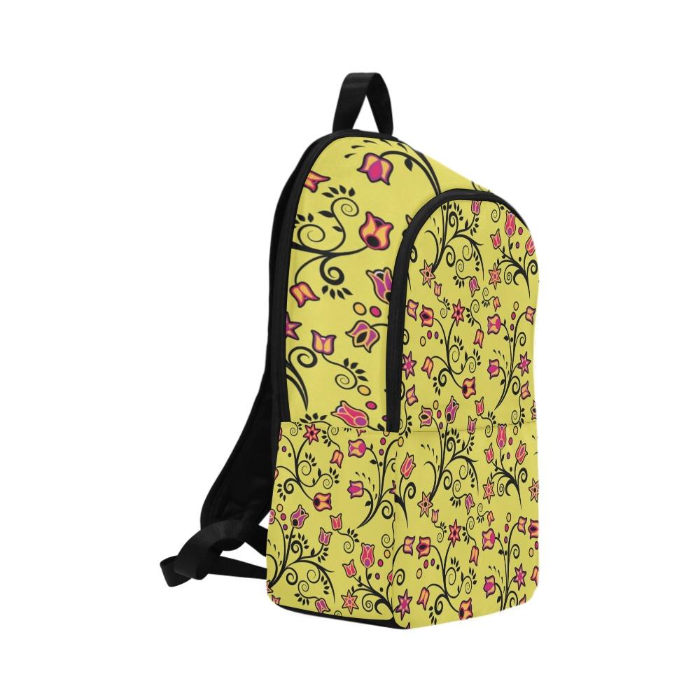 Key Lime Star Fabric Backpack for Adult (Model 1659) bag e-joyer 