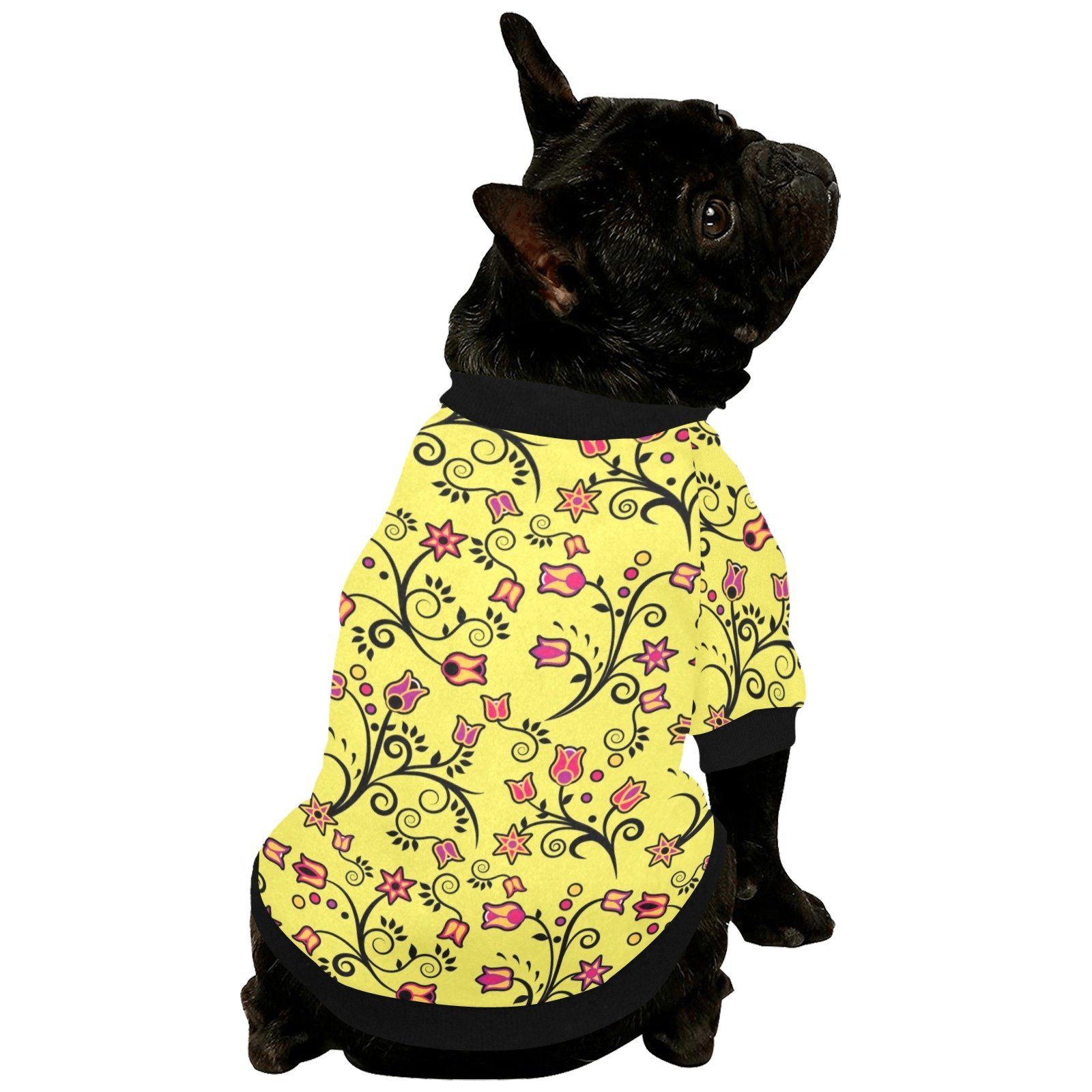 Key Lime Star Pet Dog Round Neck Shirt Pet Dog Round Neck Shirt e-joyer 