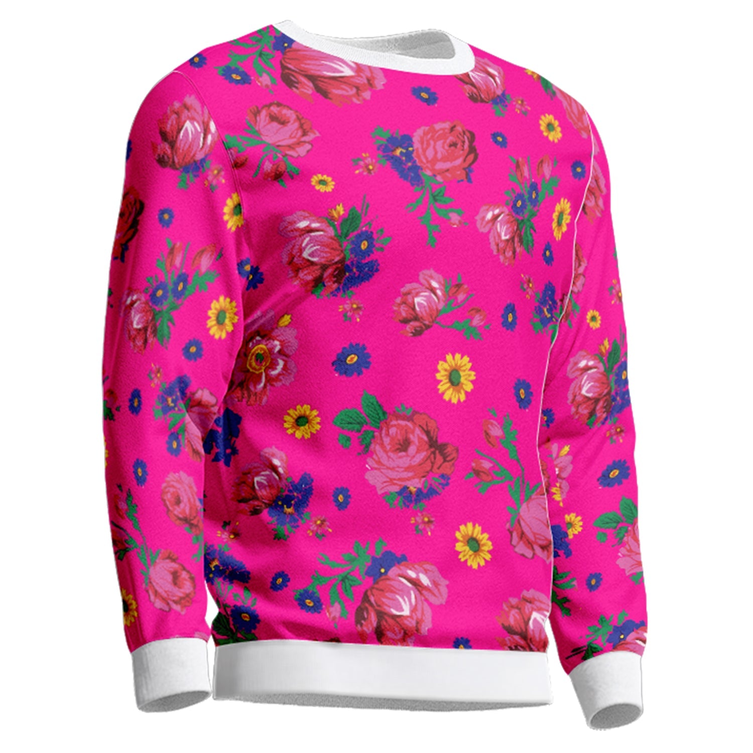 Kokum Ceremony Pink Unisex Crewneck Long Sleeve Top Top Herman 