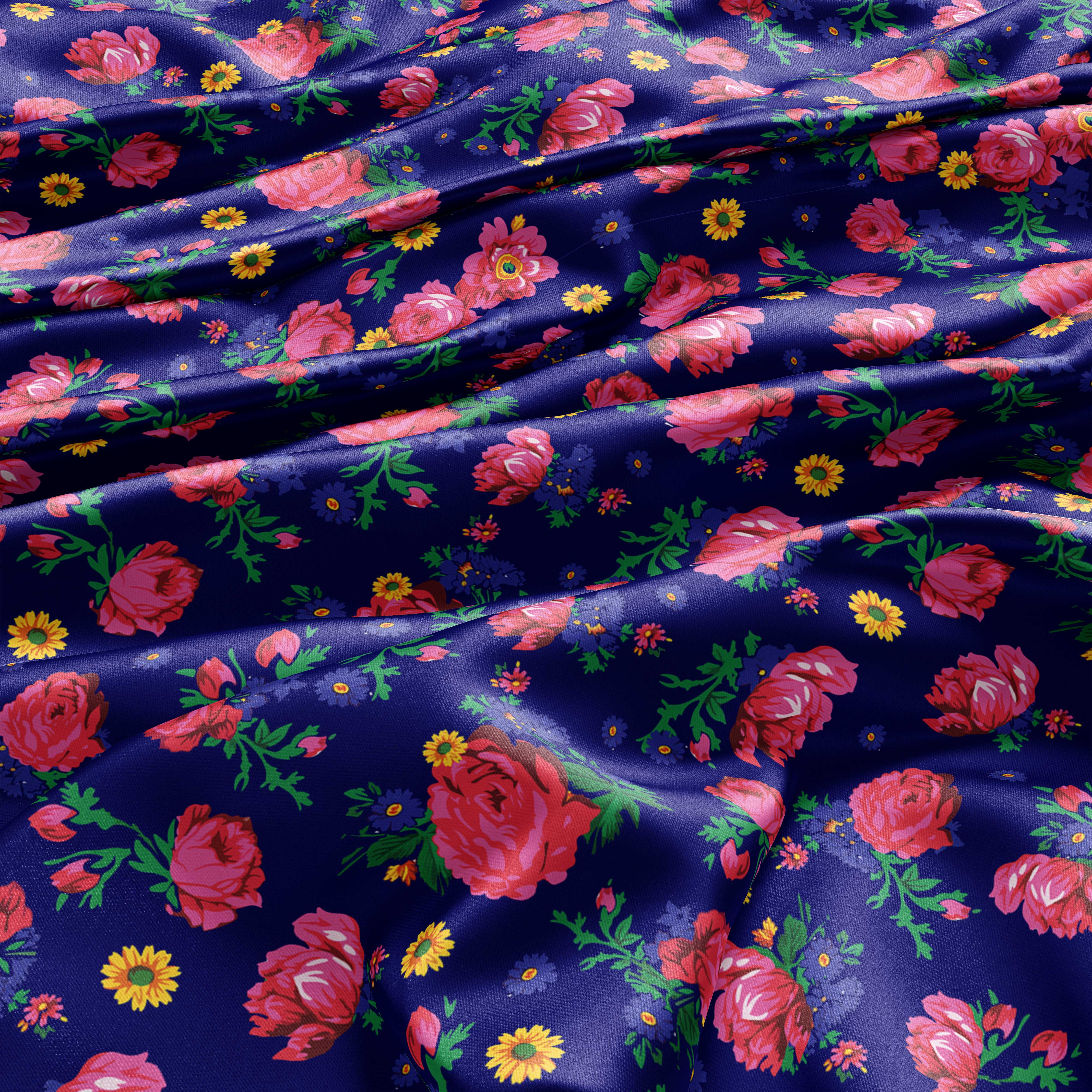 Kokum's Ceremony - Royal Satin Fabric 49DzineStore 