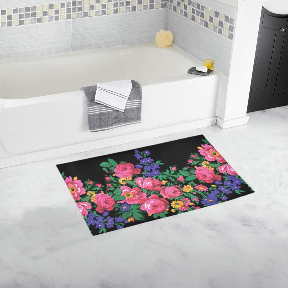 Kokum's Revenge Black Bath Rug 16''x 28'' Bath Rug 16''x 28'' e-joyer 