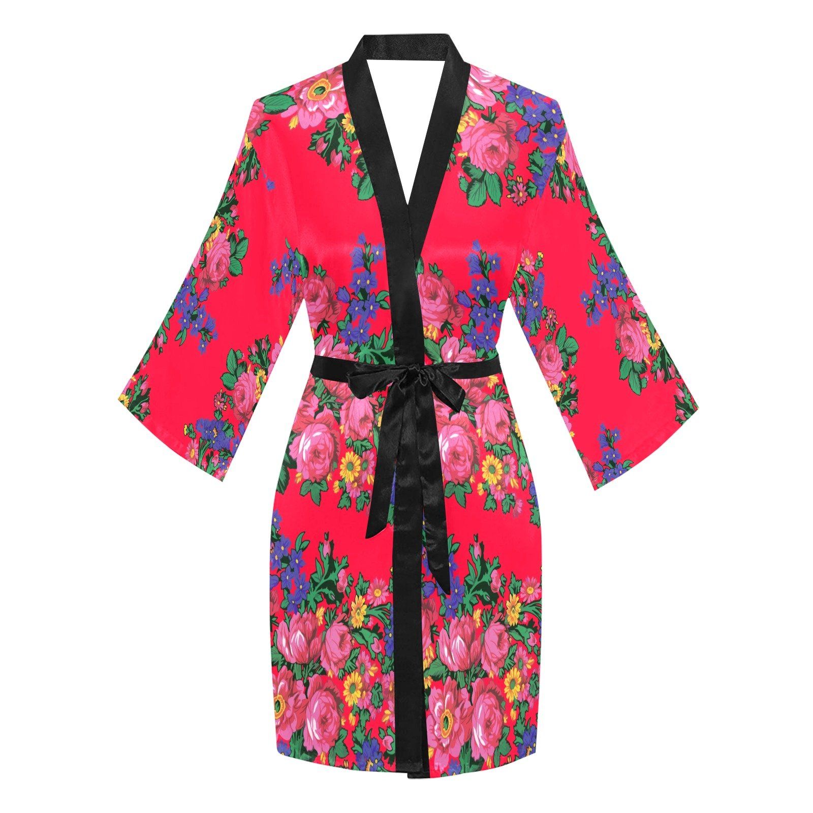 Kokum's Revenge Dahlia Long Sleeve Kimono Robe Long Sleeve Kimono Robe e-joyer 