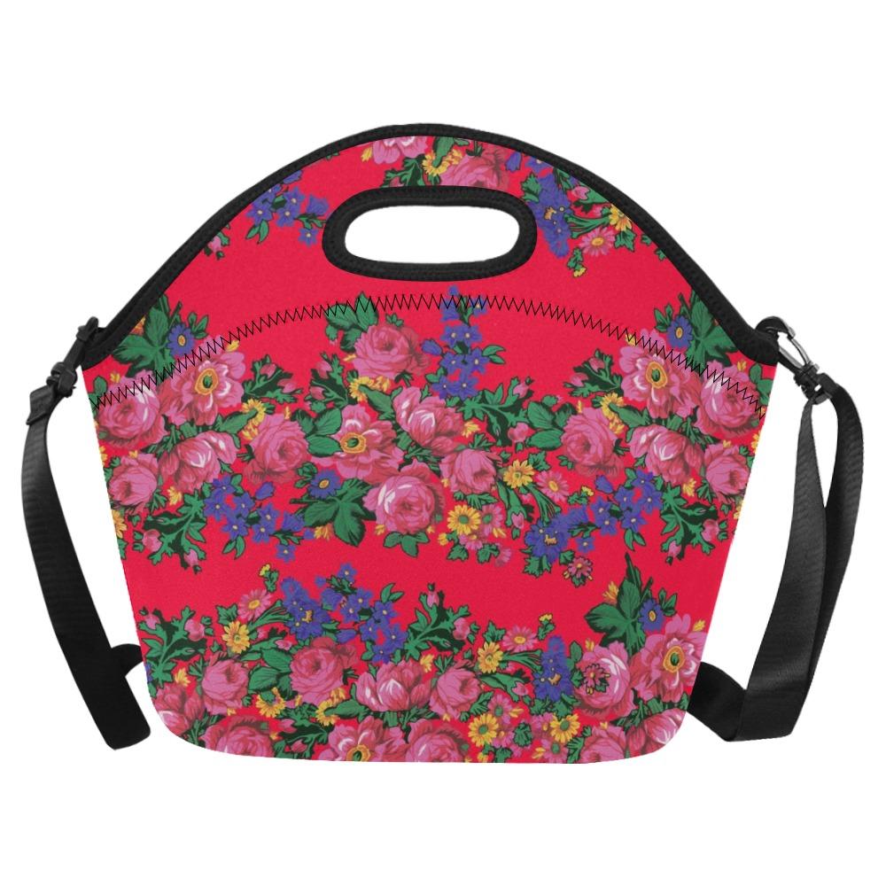 Kokum's Revenge Dahlia Neoprene Lunch Bag/Large (Model 1669) bag e-joyer 