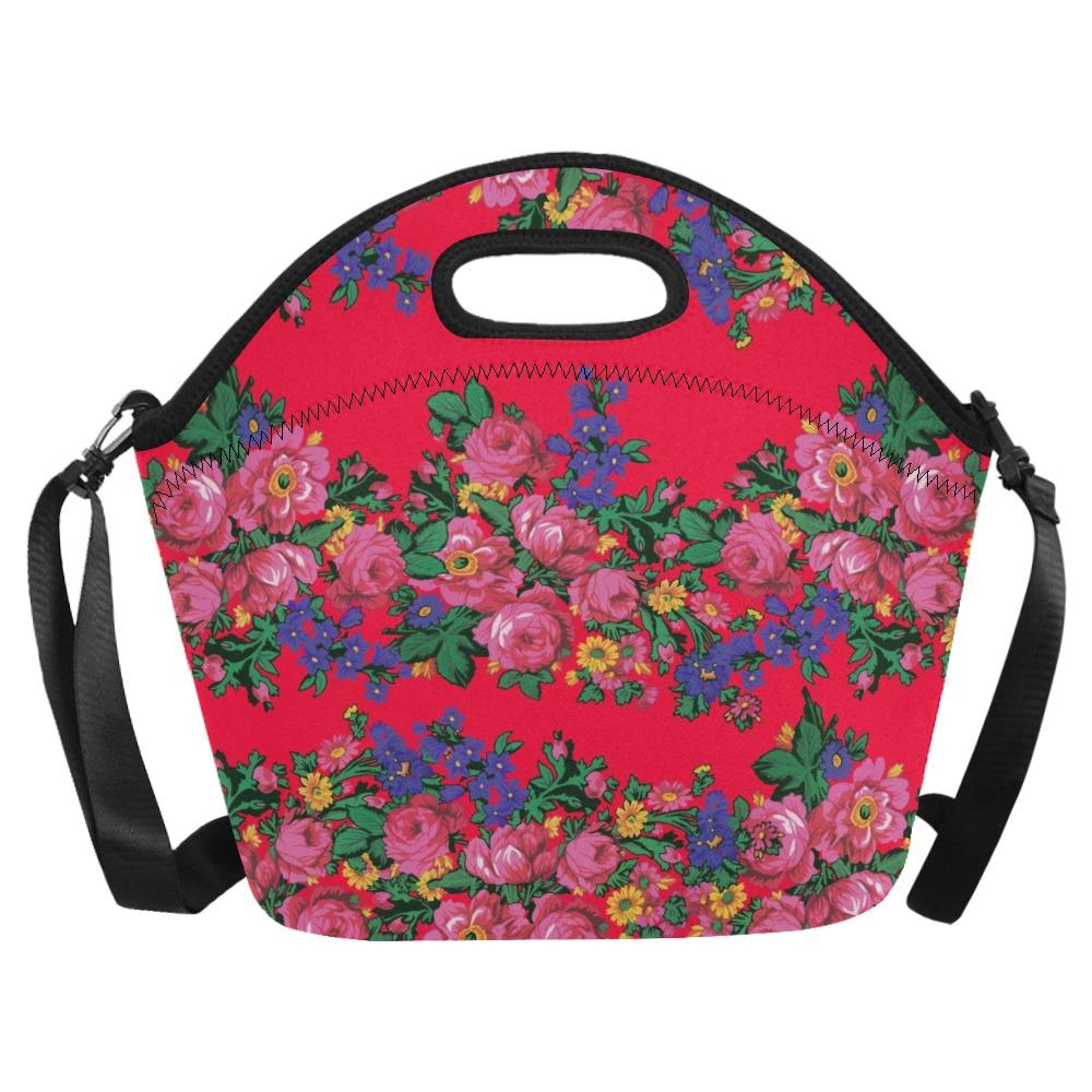 Kokum's Revenge Dahlia Neoprene Lunch Bag/Large (Model 1669) bag e-joyer 