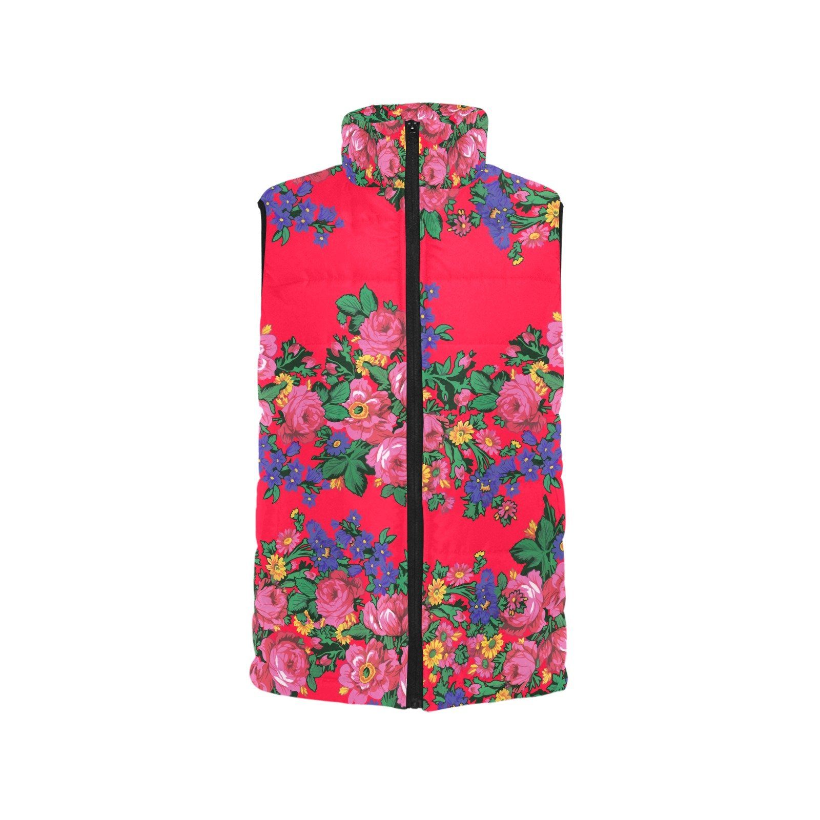 Kokum's Revenge Dahlia Women's Padded Vest Jacket (Model H44) Women's Padded Vest Jacket (H44) e-joyer 