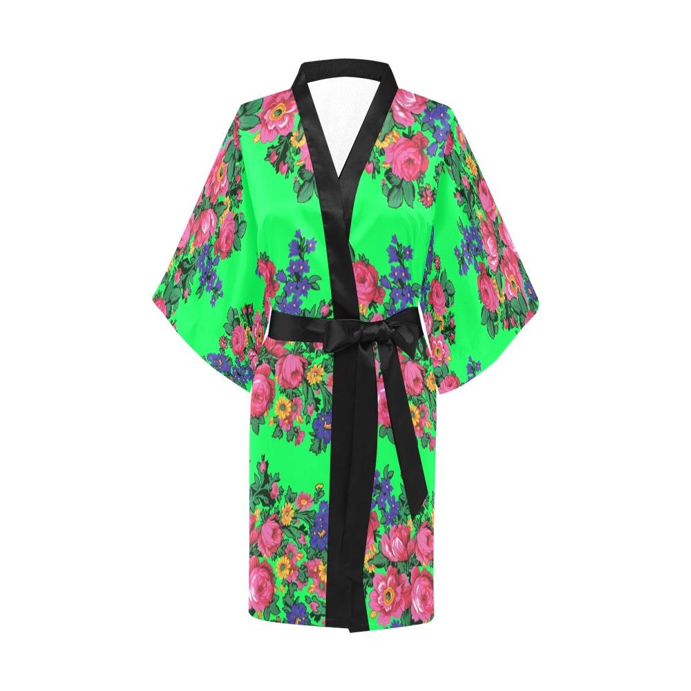 Kokum's Revenge Green Kimono Robe Artsadd 