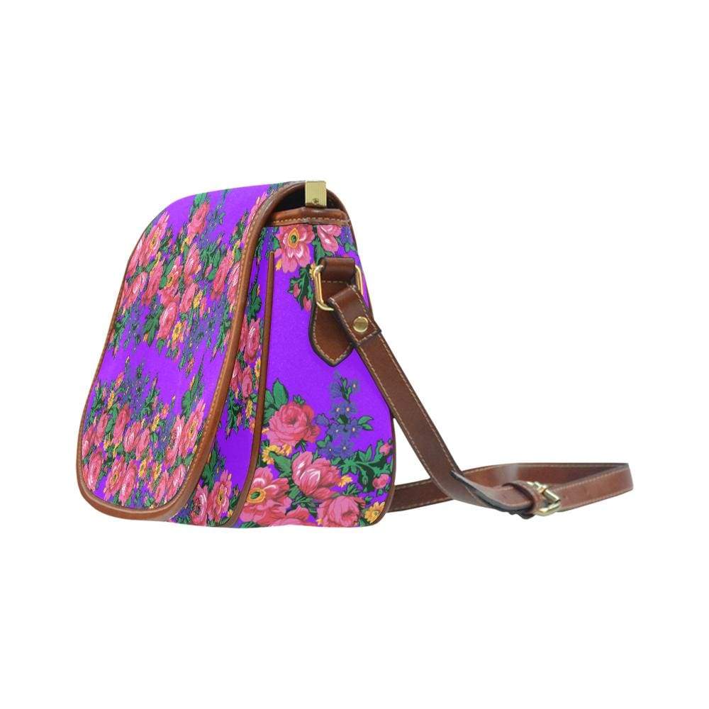 Kokum's Revenge-Lilac Saddle Bag/Large (Model 1649) Saddle Bag/Large e-joyer 