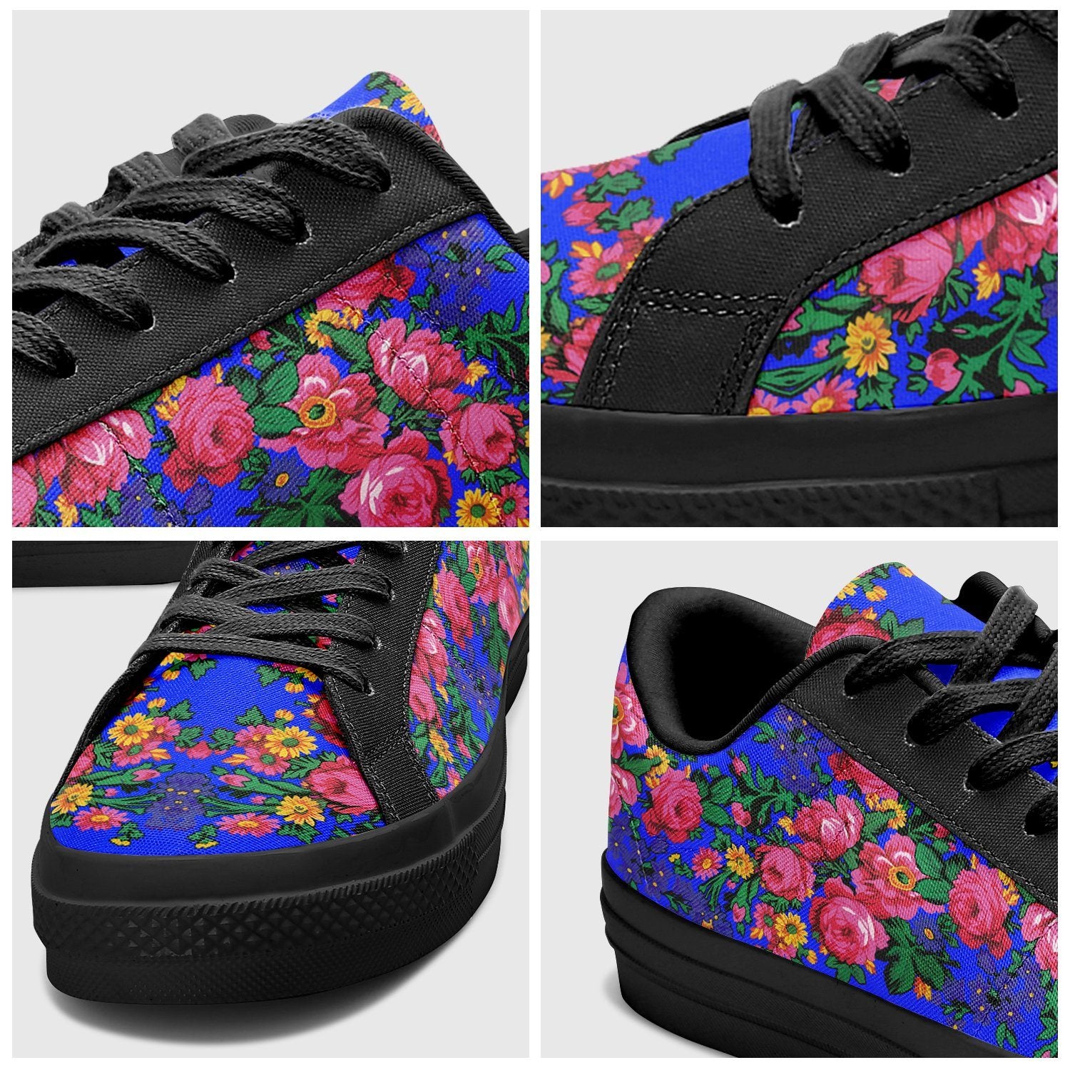 Kokum's Revenge Royal Aapisi Low Top Canvas Shoes Black Sole 49 Dzine 