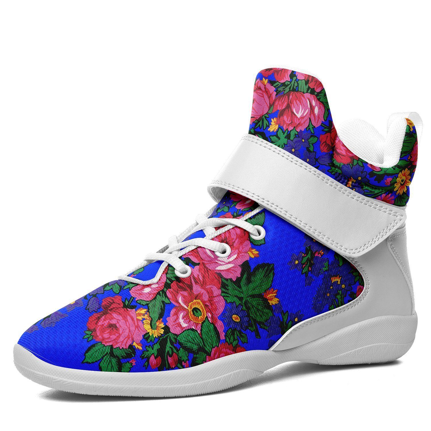 Kokum's Revenge Royal Kid's Ipottaa Basketball / Sport High Top Shoes 49 Dzine US Women 4.5 / US Youth 3.5 / EUR 35 White Sole with White Strap 