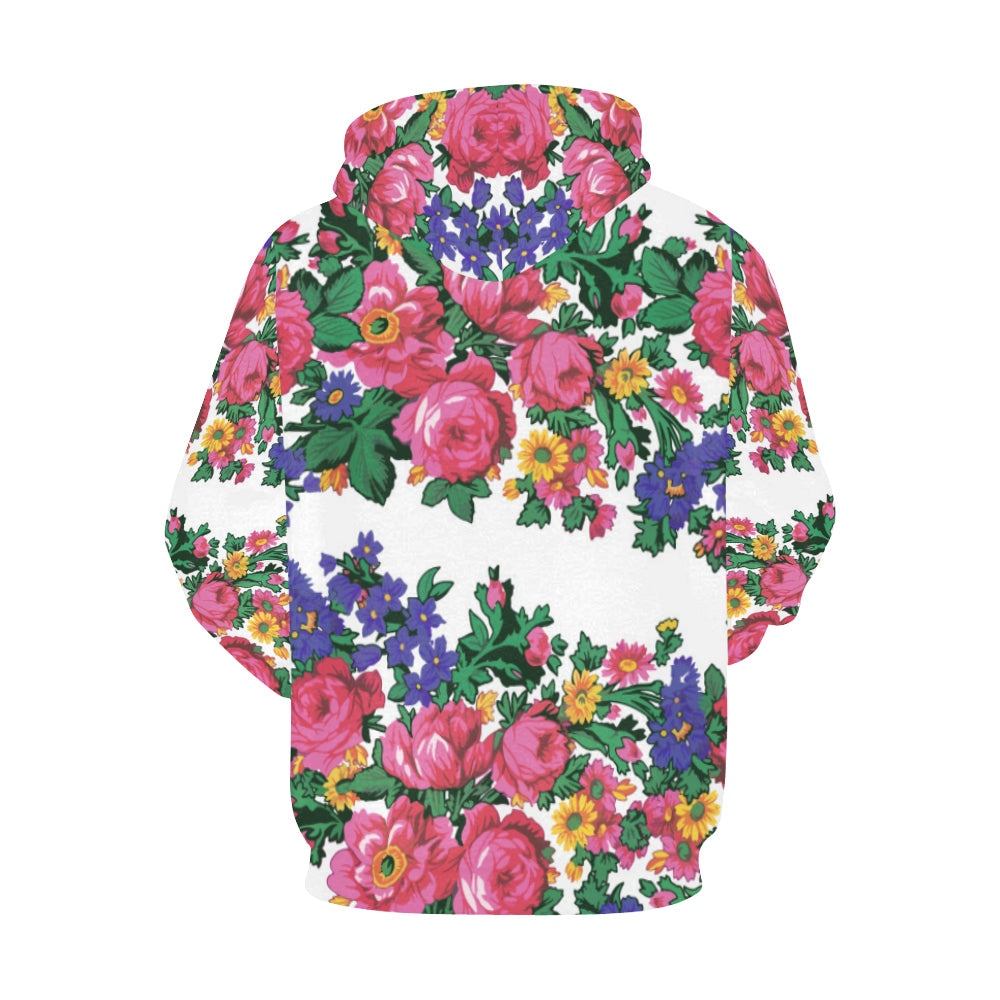 Kokum's Revenge-White All Over Print Hoodie for Women (USA Size) (Model H13) Hoodie e-joyer 