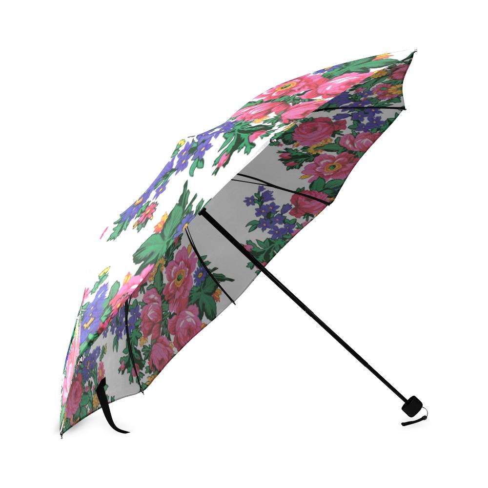 Kokum's Revenge-White Foldable Umbrella Foldable Umbrella e-joyer 