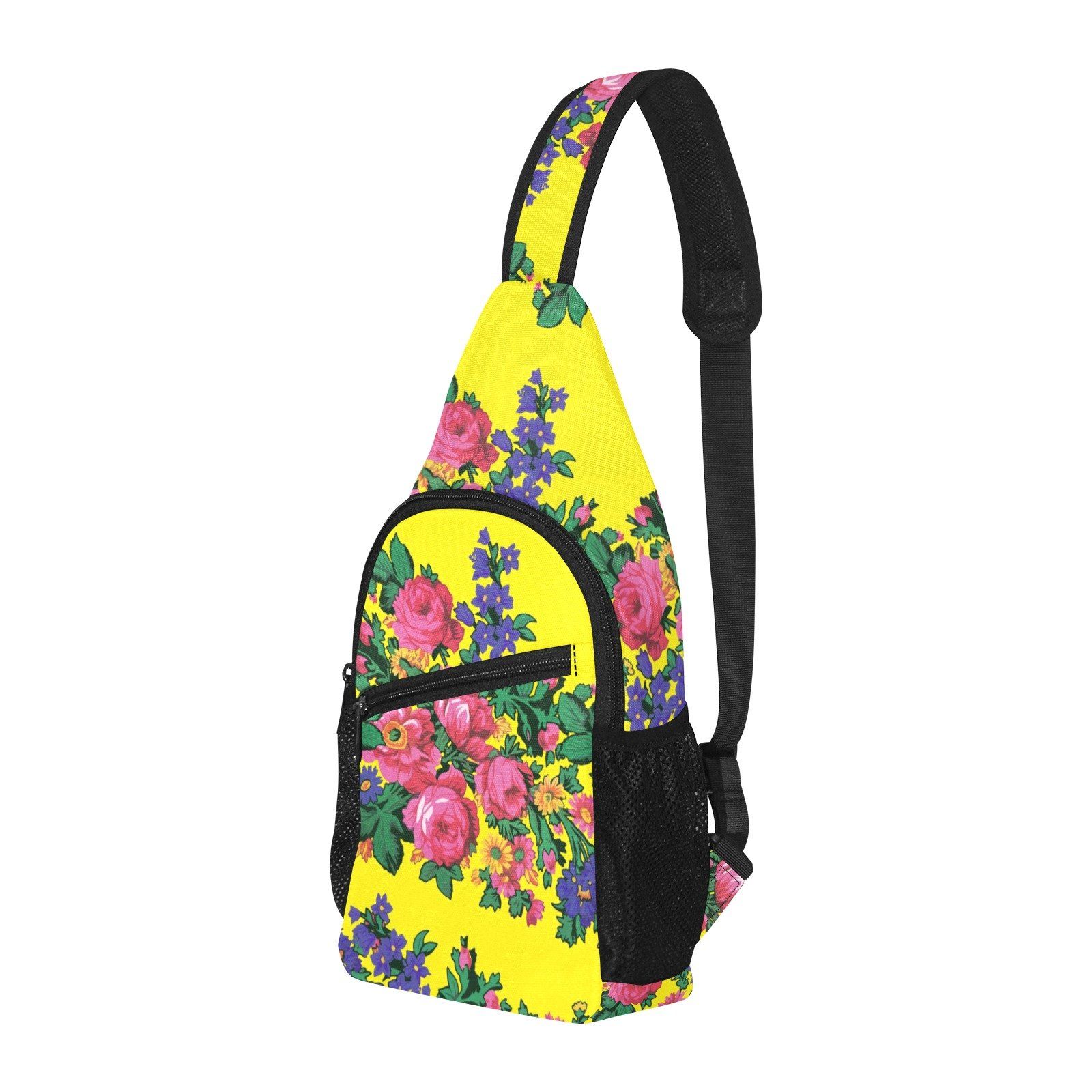 Kokum's Revenge Yellow All Over Print Chest Bag (Model 1719) All Over Print Chest Bag (1719) e-joyer 