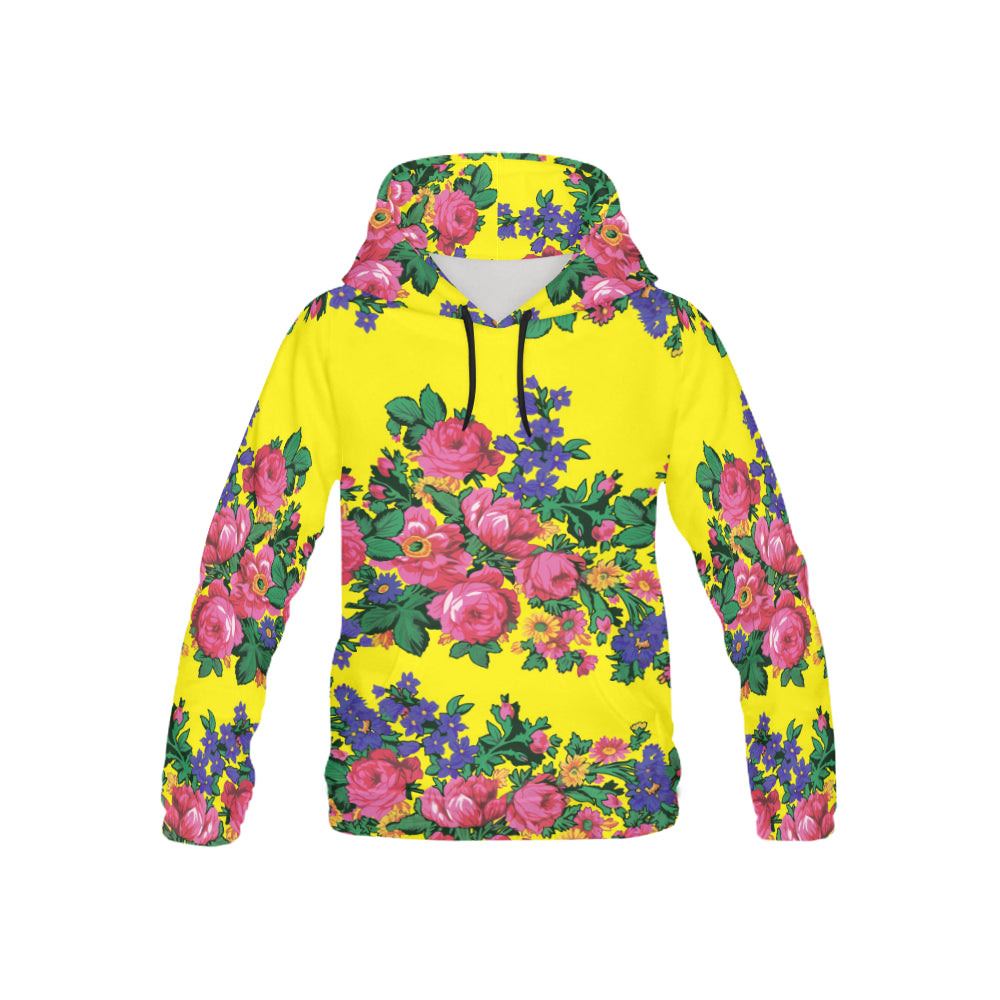 Kokum's Revenge-Yellow All Over Print Hoodie for Kid (USA Size) (Model H13) All Over Print Hoodie for Kid (H13) e-joyer 