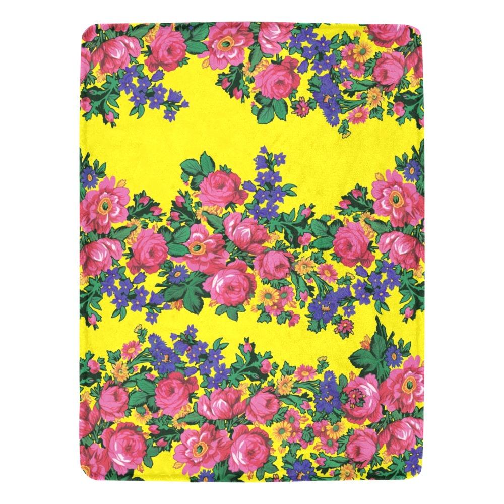 Kokum's Revenge Yellow Ultra-Soft Micro Fleece Blanket 60"x80" Ultra-Soft Blanket 60''x80'' e-joyer 