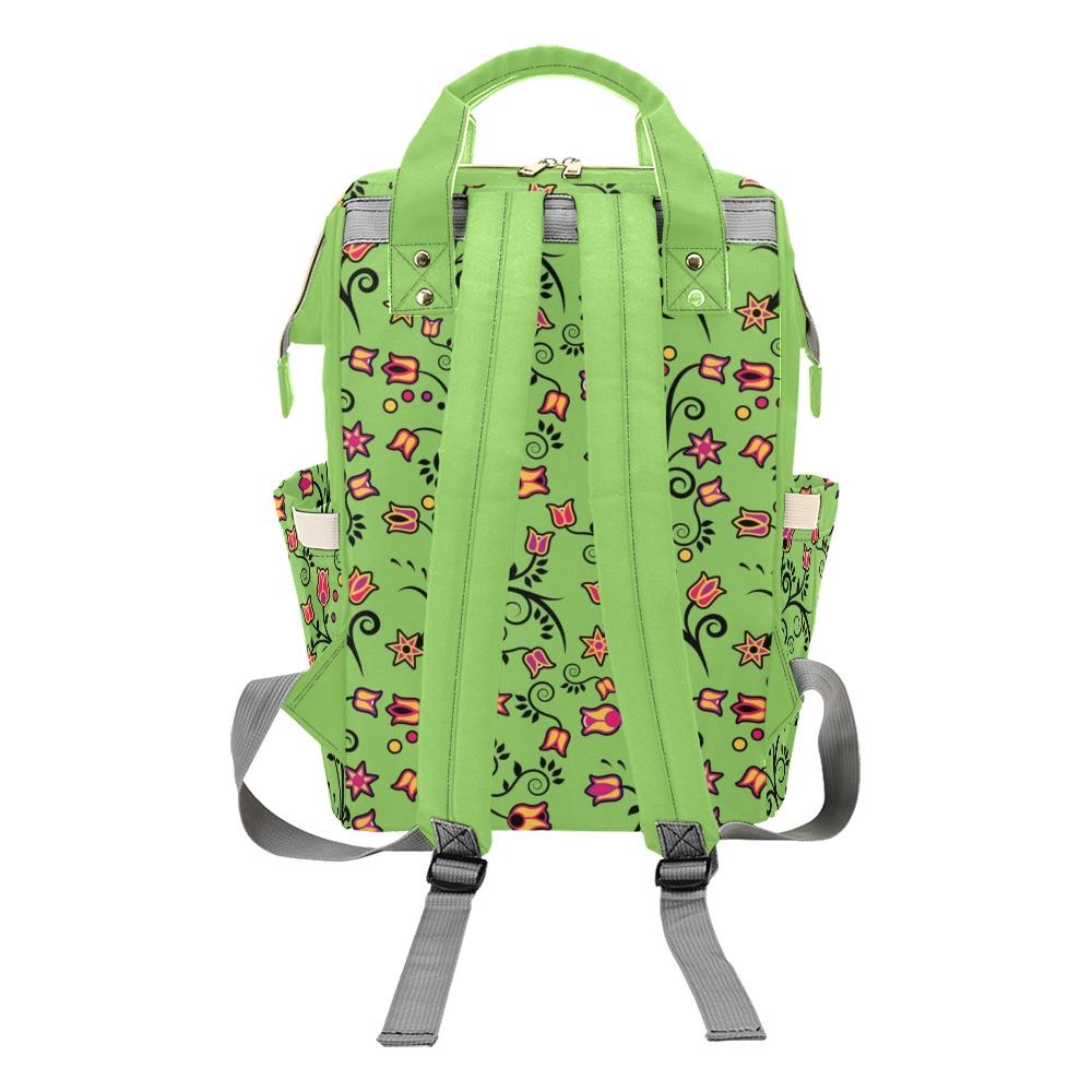 LightGreen Yellow Star Multi-Function Diaper Backpack/Diaper Bag (Model 1688) bag e-joyer 