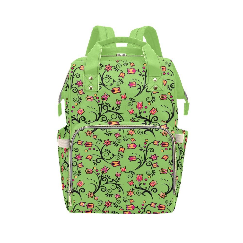 LightGreen Yellow Star Multi-Function Diaper Backpack/Diaper Bag (Model 1688) bag e-joyer 