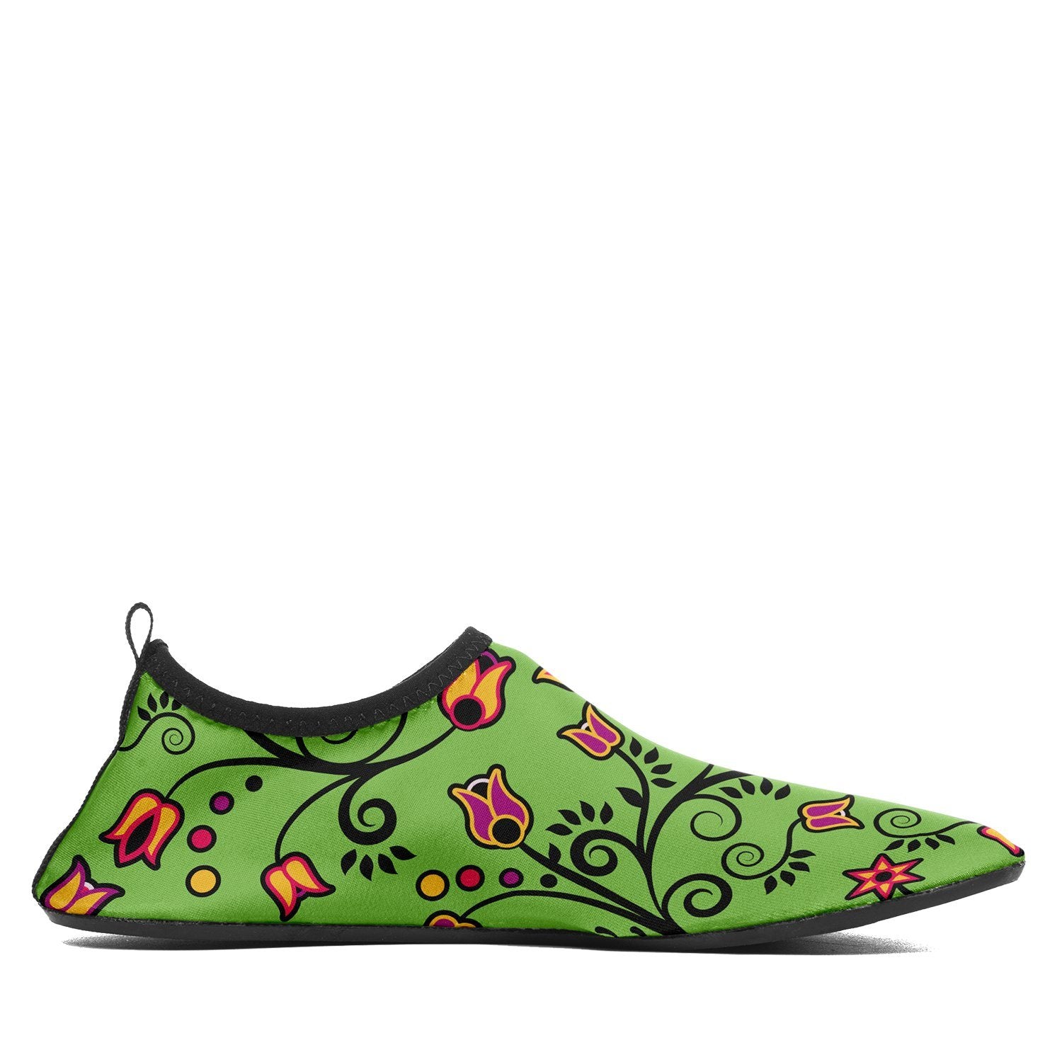 LightGreen Yellow Star Sockamoccs Slip On Shoes Herman 