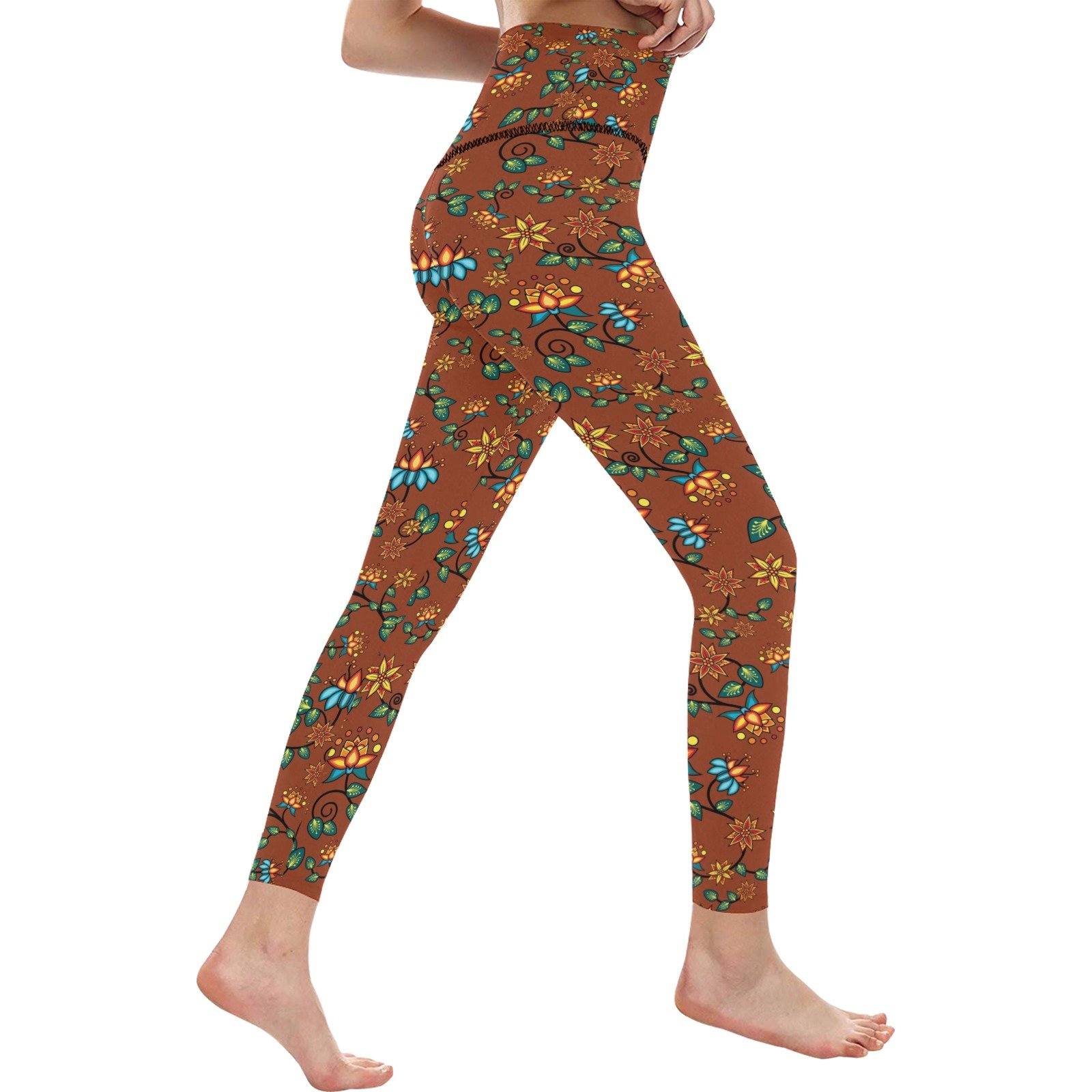 Lily Sierra All Over Print High-Waisted Leggings (Model L36) High-Waisted Leggings (L36) e-joyer 