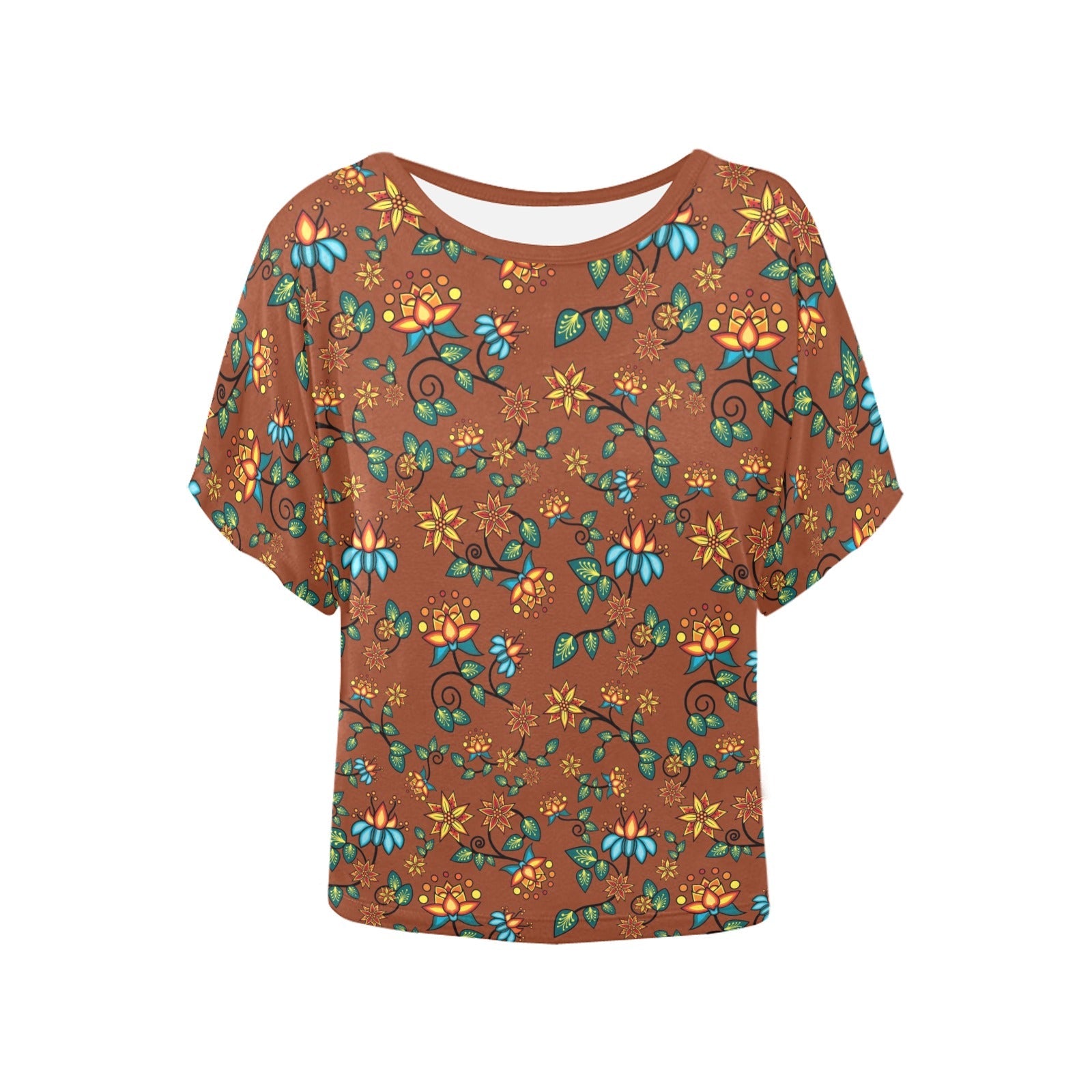 Lily Sierra Women's Batwing-Sleeved Blouse T shirt (Model T44) Women's Batwing-Sleeved Blouse T shirt (T44) e-joyer 
