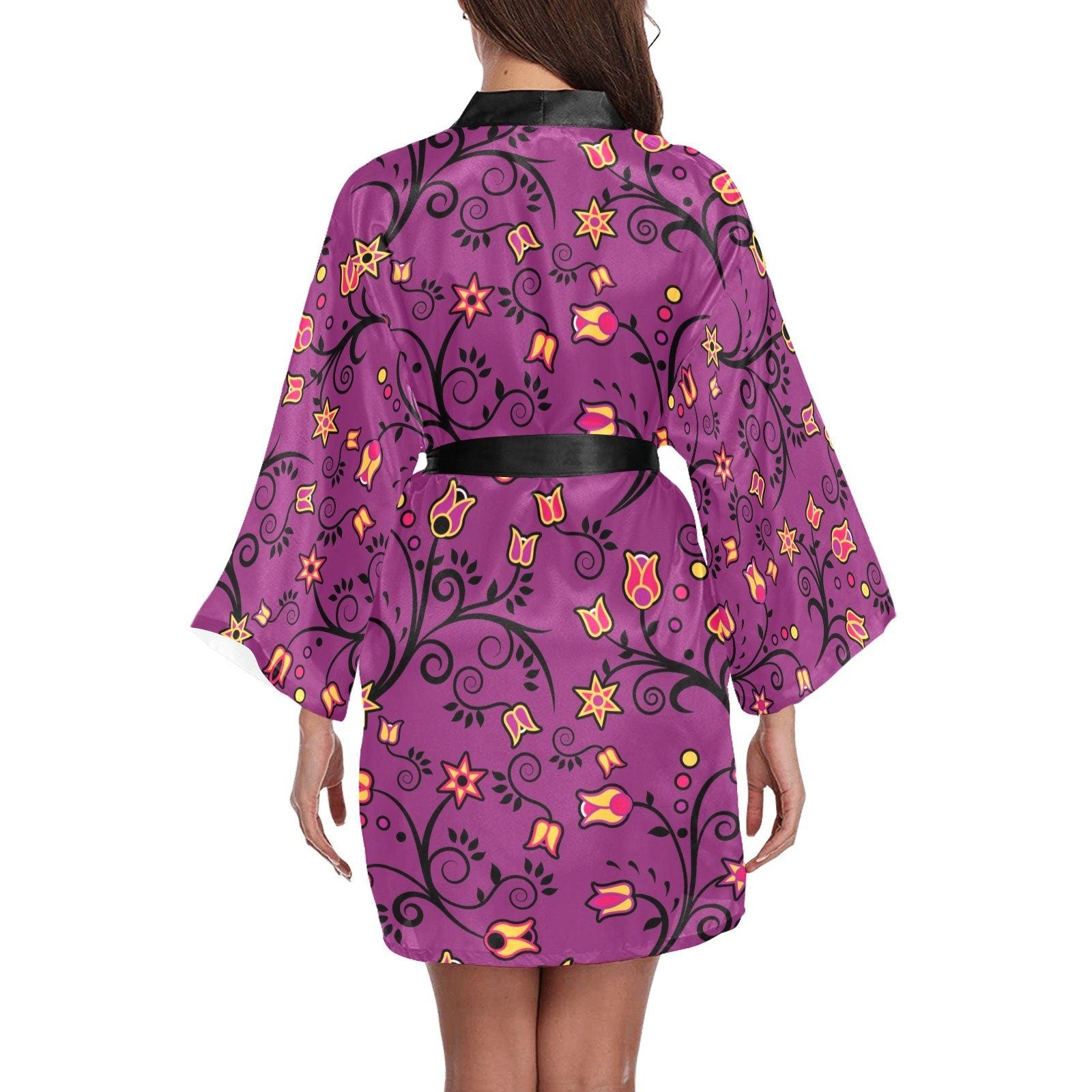 Lollipop Star Long Sleeve Kimono Robe Long Sleeve Kimono Robe e-joyer 