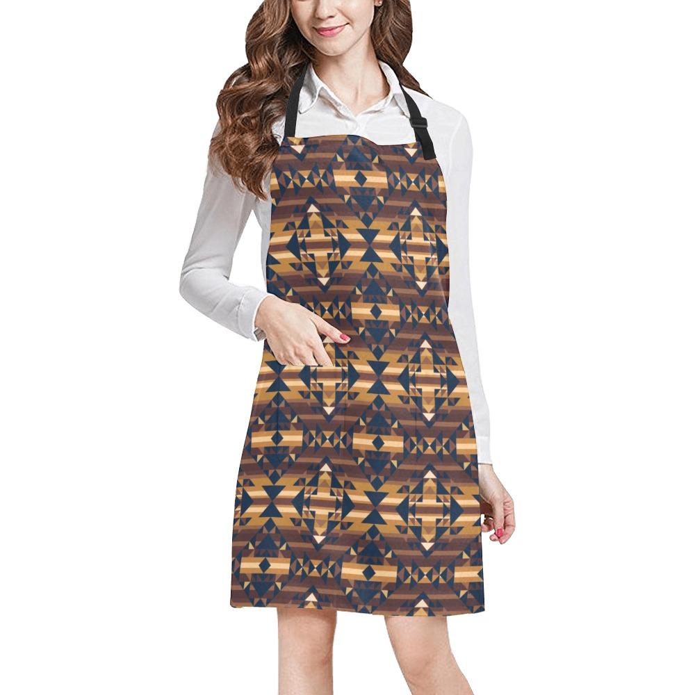 Marron Cloud All Over Print Apron All Over Print Apron e-joyer 