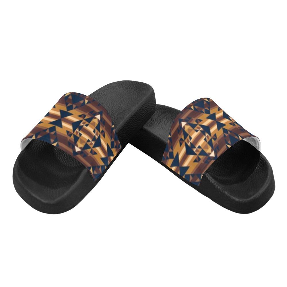 Marron Cloud Men's Slide Sandals (Model 057) Men's Slide Sandals (057) e-joyer 
