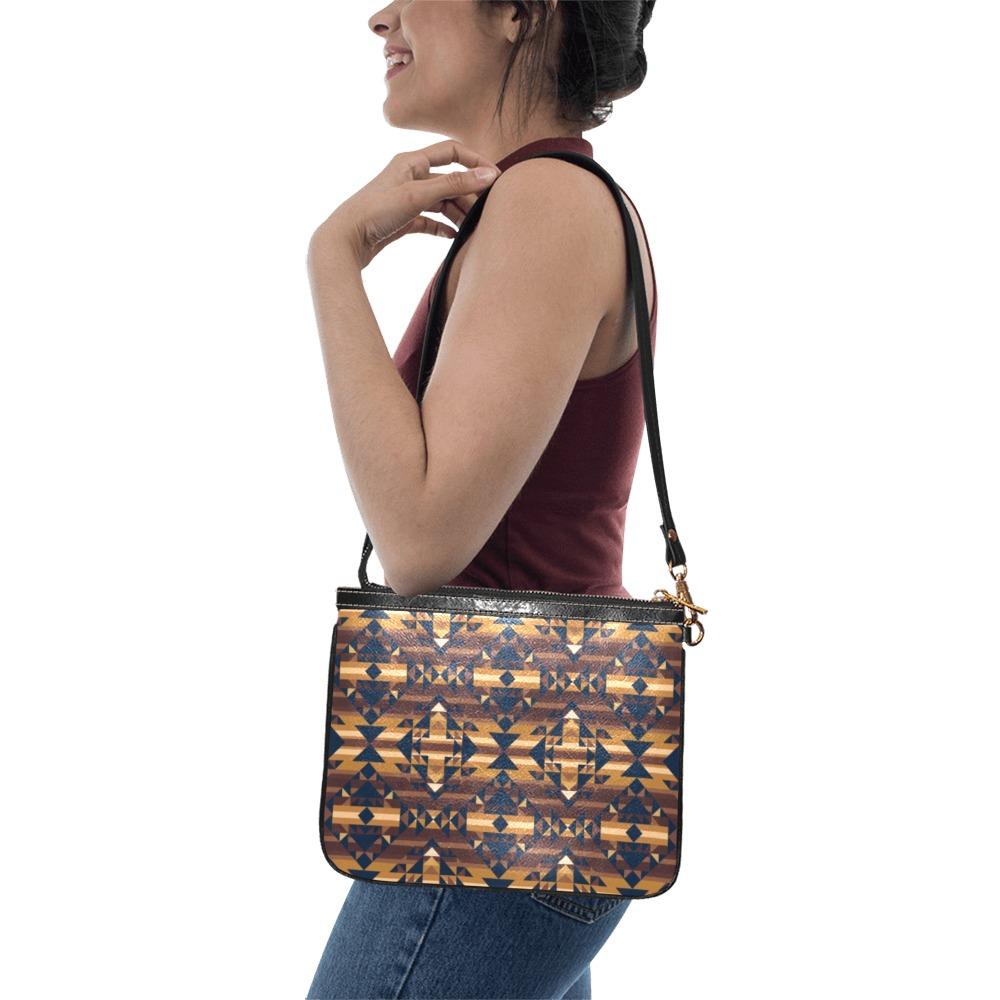 Marron Cloud Small Shoulder Bag (Model 1710) bag e-joyer 