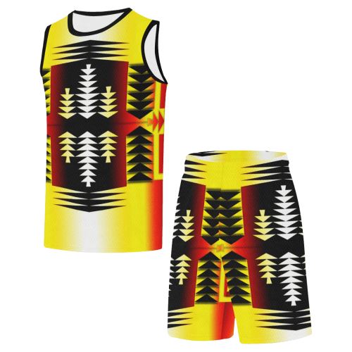 Medicine Wheel Sage All Over Print Basketball Uniform Basketball Uniform e-joyer 