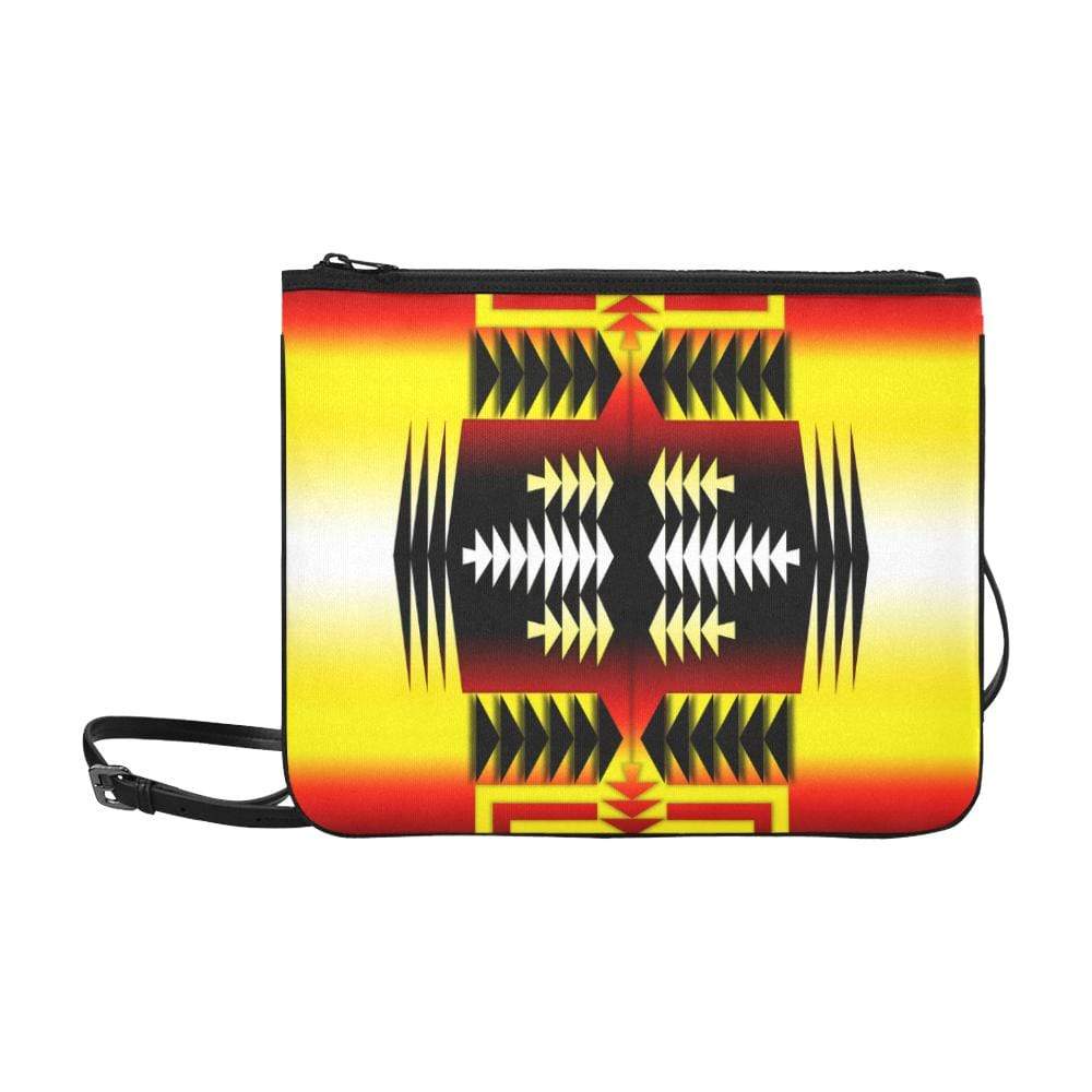 Medicine Wheel Sage II Slim Clutch Bag (Model 1668) Slim Clutch Bags (1668) e-joyer 