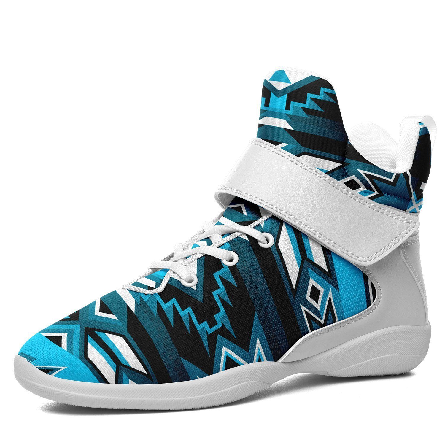 Northern Journey Ipottaa Basketball / Sport High Top Shoes - White Sole 49 Dzine US Men 7 / EUR 40 White Sole with White Strap 